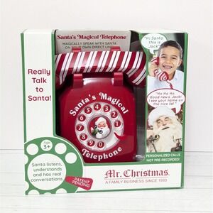 NEW Mr. Christmas Santa's Magical Telephone Interactive Holiday Phone Toy 2025